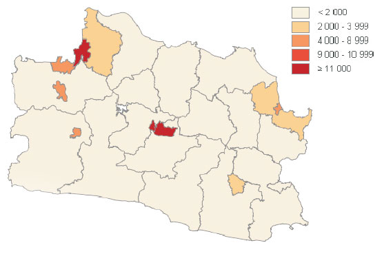 Ligasetra coverage area